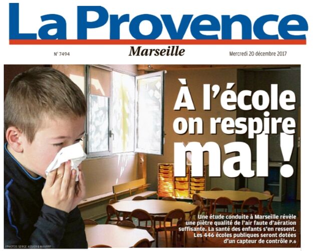 Article paru dans La Provence le 20 décembre 2017