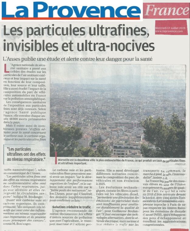 Article paru dans Le Dauphiné le 17 juillet 2019