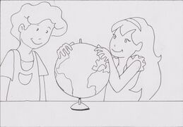 Dessin : Coloriage Globe