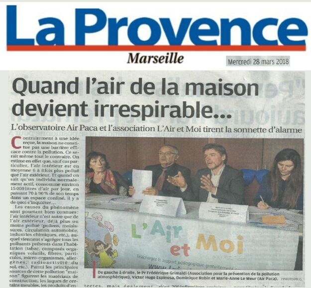 Article paru dans La Provence le 20 décembre 2017